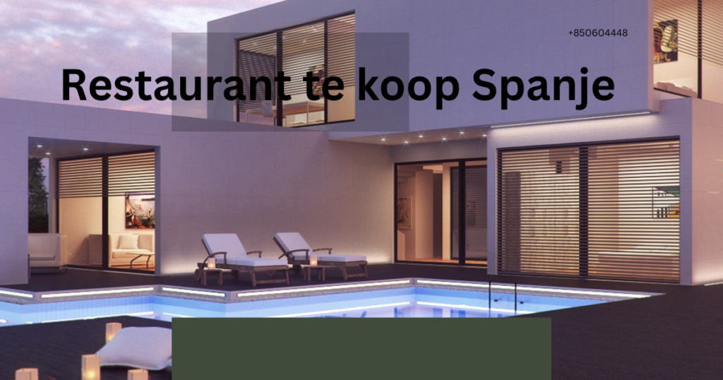 Restaurant te koop Spanje