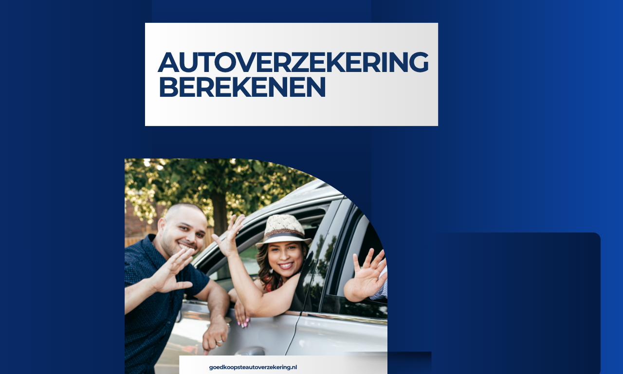 autoverzekering berekenen